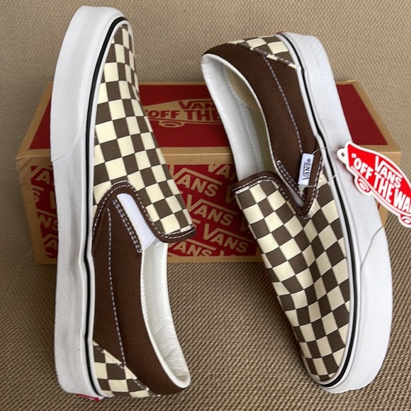 Vans Classic Slip-On Checkerboard Randrm / True White WMNS - Picture 10 of 16